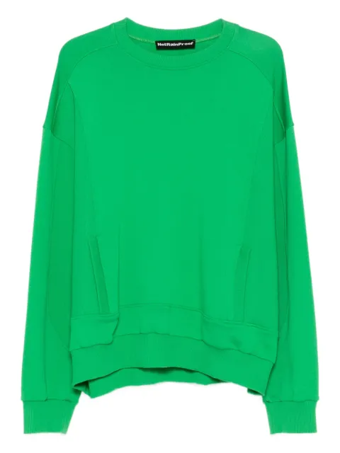 NotRainProof drop-shoulder sweatshirt Green 25T108203204NRP37