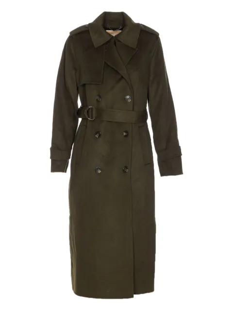Michael Michael Kors double-breasted belted trench coat Green 77A7150M21357
