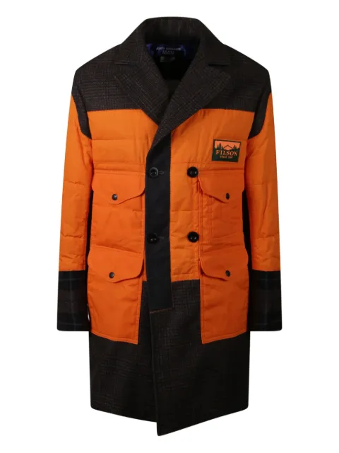 Junya Watanabe MAN x Filson panelled coat Orange WPC005051