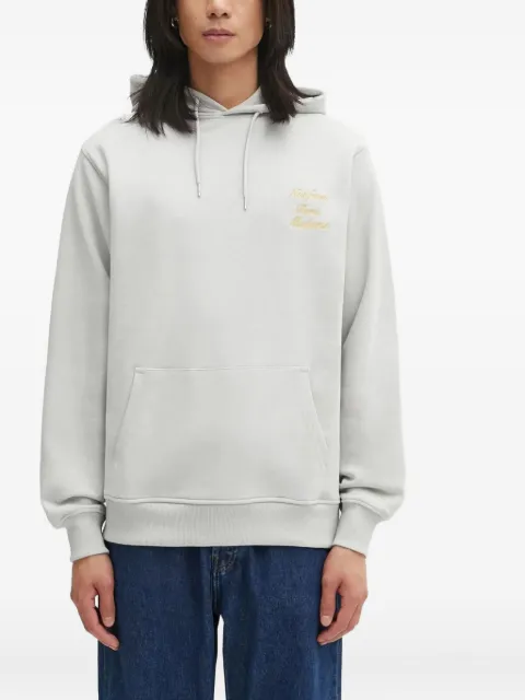 Drôle De Monsieur logo hoodie Grey HO168CO127HGRE