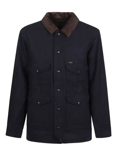 Filson corduroy-collar jacket Blue FMCPS0144410