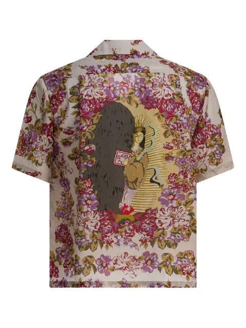 KAPITAL floral-print shirt Red K2505SS206PB