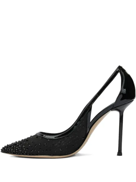 Ninalilou Helen embellished pumps Black 352564LAELENVERNICERETENERO
