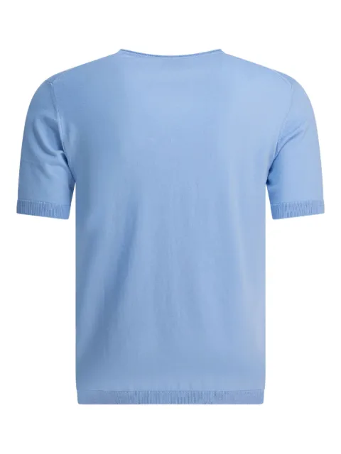 RAKKI cotton short-sleeve T-shirt Blue ROLLSSOFFICE