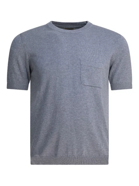 RAKKI chest-pocket short-sleeve T-shirt Grey NORTONGRIGIOMELANGE