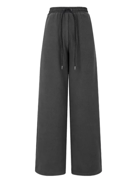 TOMBOY fleece drawstring-waist pants Grey 9105431209