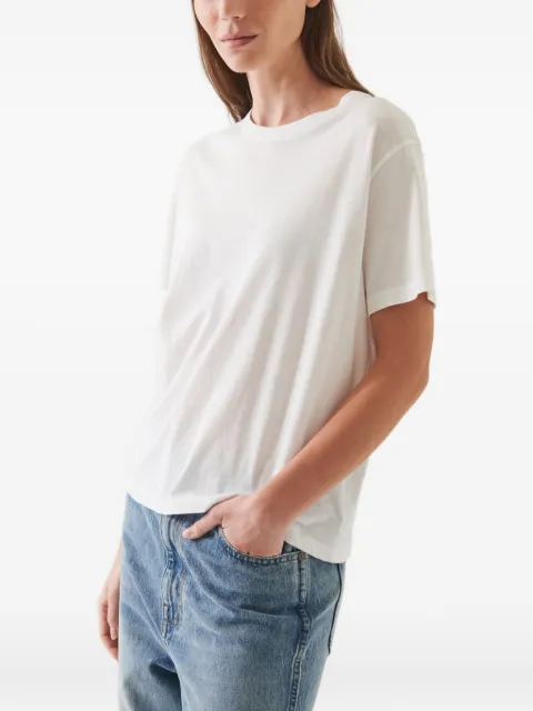 PATRICK ASSARAF Boyfriend short-sleeve T-shirt White W92C05