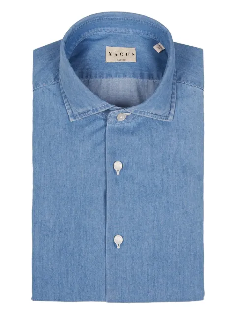 Xacus buttoned shirt Blue 748ML11296001