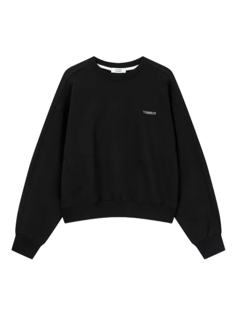 TOMBOY logo-embroidered sweatshirt Black 9105322113