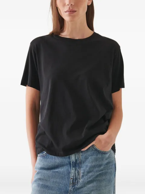 PATRICK ASSARAF Boyfriend crew-neck short-sleeve T-shirt Black W92C05