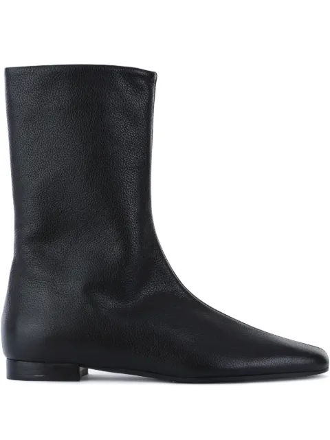 TOTEME zip leather boots Black 254WAS0264LE0162001