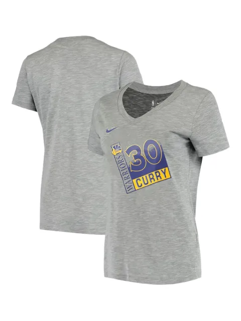 Nike NBA GSW Esteph Curry v-neck t-shirt Grey AQ5978