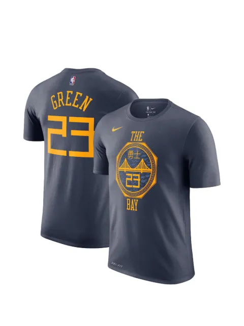 Nike x GSW The Bay graphic-print T-shirt Blue AH1328