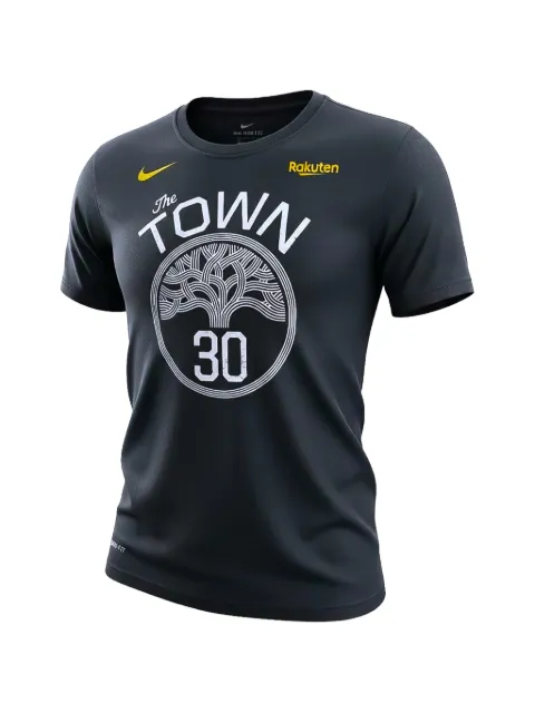 Nike x NBA Golden State Warriors Name & Number Stephen Curry T-Shirt Black 871408