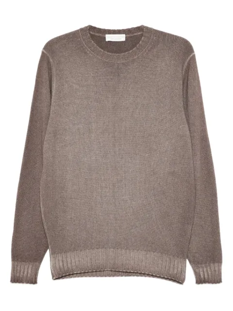 Filippo De Laurentiis ribbed crew-neck sweater Brown GC3MLWC7RV