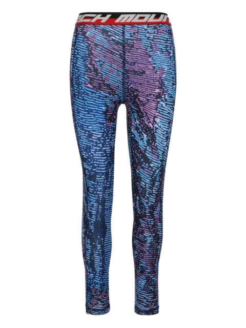 Aztech Mountain Next To Skin printed leggings Blue AMW40042B