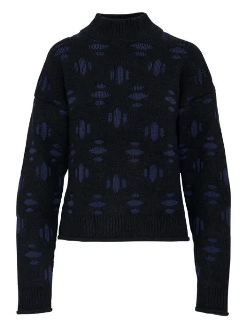 Aztech Mountain snowflake sweater Black AMW400101