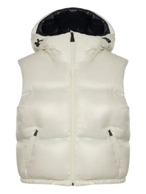 Aztech Mountain Snowbird hooded gilet Neutrals AMW40037D