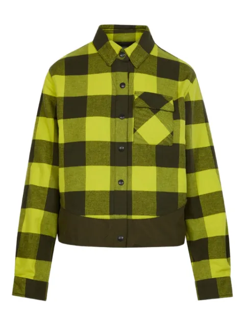 Aztech Mountain Loge Peak checked ski shirt Yellow AMW40094