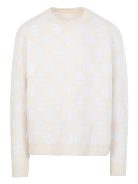 Aztech Mountain snowflake crew-neck sweater Neutrals AM400284