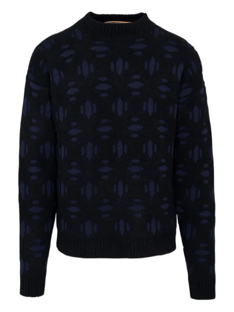 Aztech Mountain snowflake crew-neck sweater Black AM400284