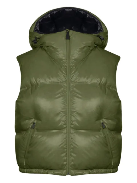 Aztech Mountain Snowbird hooded gilet Green AMW40037D