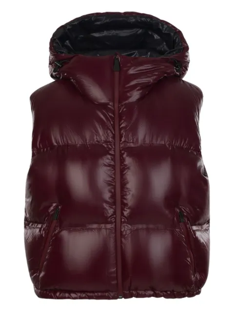 Aztech Mountain Snowbird hooded gilet Red AMW40037D