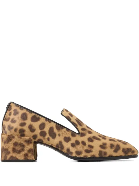 Jimmy Choo Eliott leopard-print loafers Neutrals ELIOTSLIPPER45FLOP