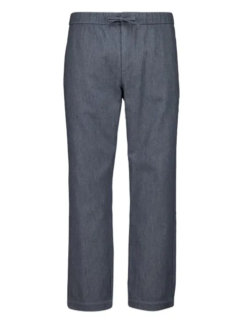 Frescobol Carioca Oscar herringbone-pattern trousers Blue 2601683