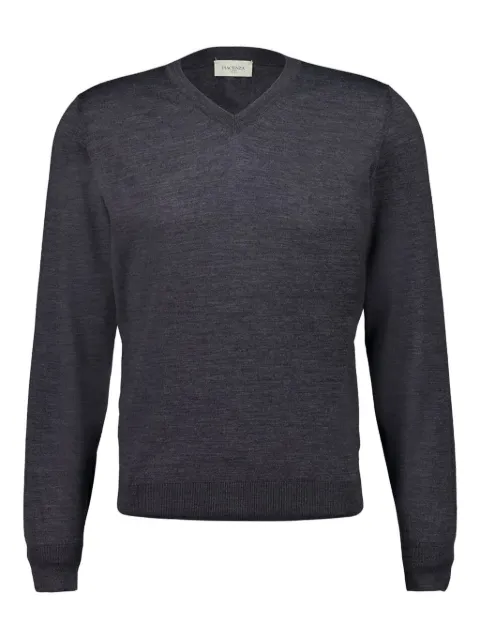 Piacenza Cashmere long-sleeve V-neck sweater Grey 7036606