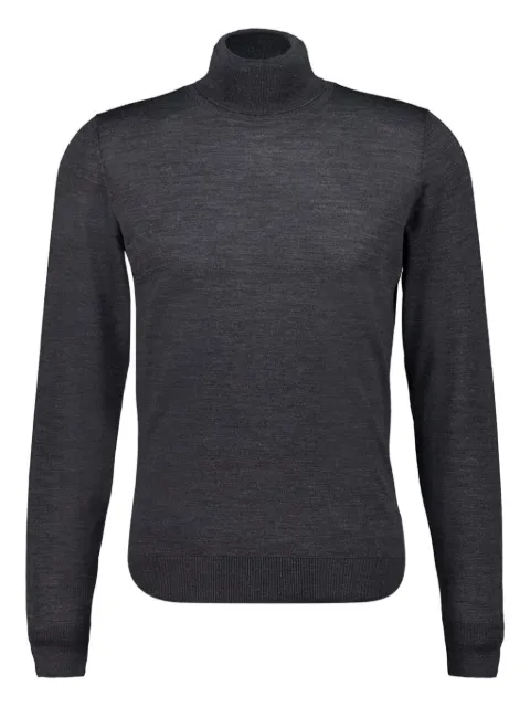 Piacenza Cashmere turtleneck stitch sweater Grey 7034606