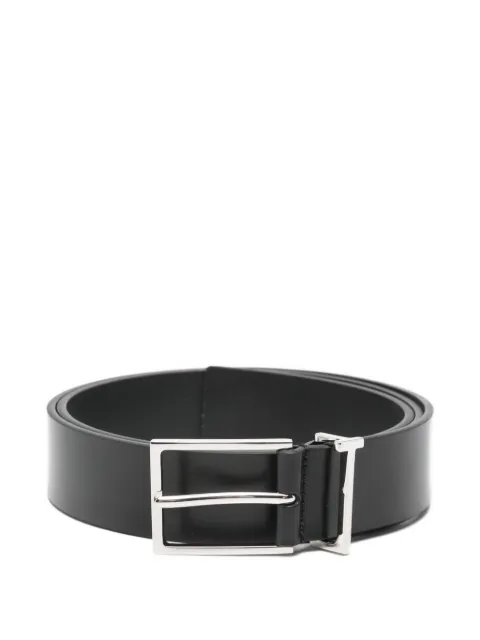 TOM FORD logo-loop leather belt Black TB325LCL601S