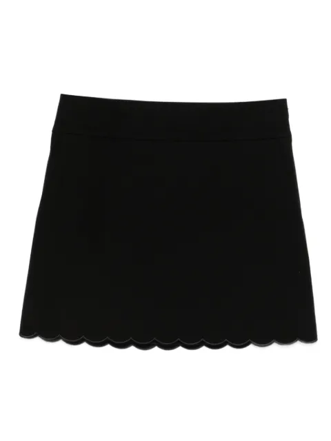 Chloé scallop-hem mini skirt Black CH26SJU2304200