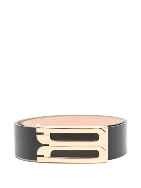 Victoria Beckham Jumbo plaque belt Black 1424ABL005956A