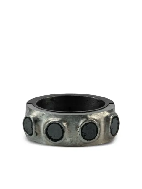 Parts of Four Sistema diamond ring Black 200118KAMAPBLKDIA