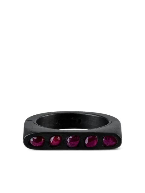 Parts of Four Sistema ruby ring Black 110111KARUB