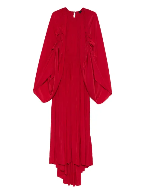 Lanvin gathered maxi dress Red RWDR00544778H25