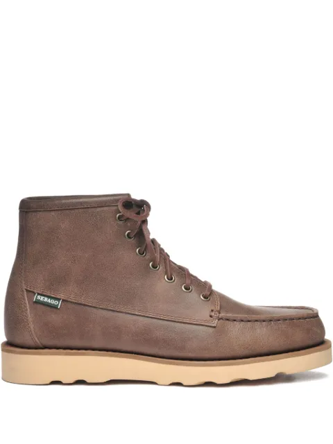 Sebago lace-up leather boots Brown 76116VW912