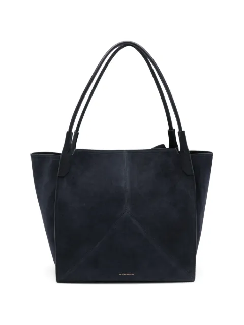 Victoria Beckham The Victoria suede tote bag Blue B325AAC006634A