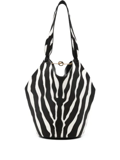 KHAITE Mini lotus tote Black H20561002