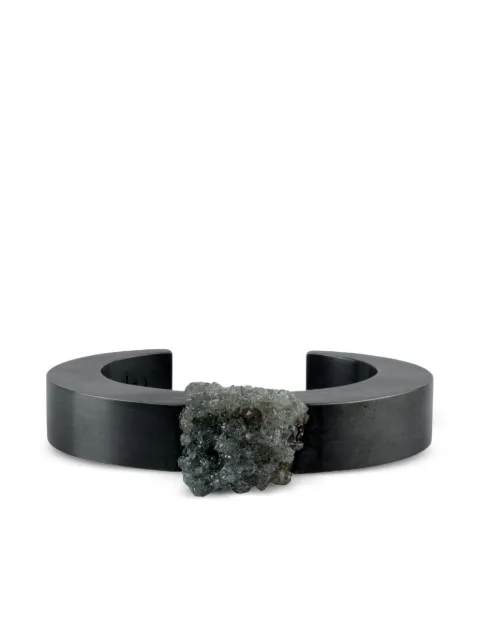 Parts of Four Crescent quartz bracelet Black 250212KAZIN