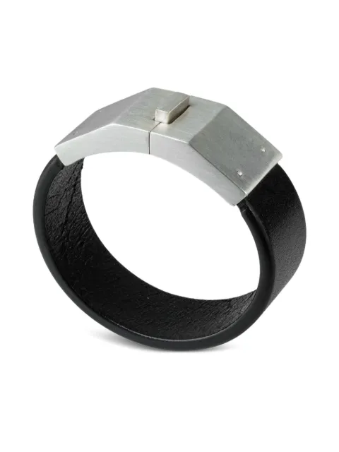 Parts of Four Box Lock bracelet Silver 8131BLKMA
