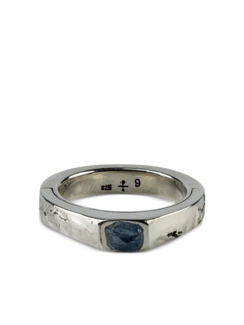 Parts of Four sterling silver Sistema tanzanite ring Silver 21012PA10KWTAN