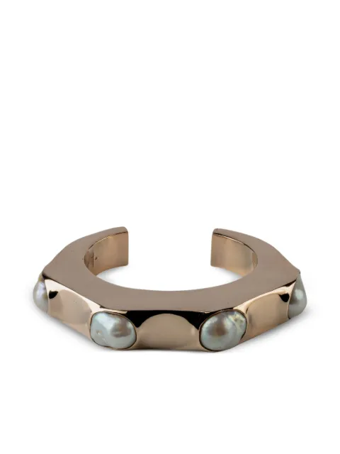 Parts of Four Crescent pearl-embellished bracelet Gold 20021YMYMAPPRL