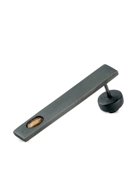 Parts of Four plate sapphire earring Grey 10357KAOSAF