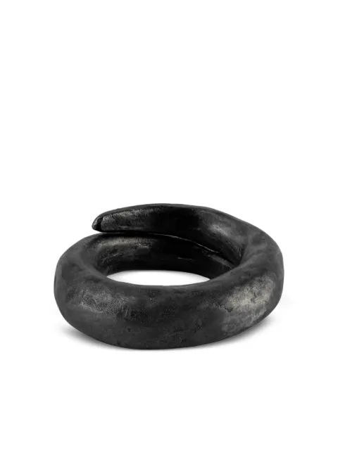Parts of Four sterling silver Split Mountain ring Black E18011KA