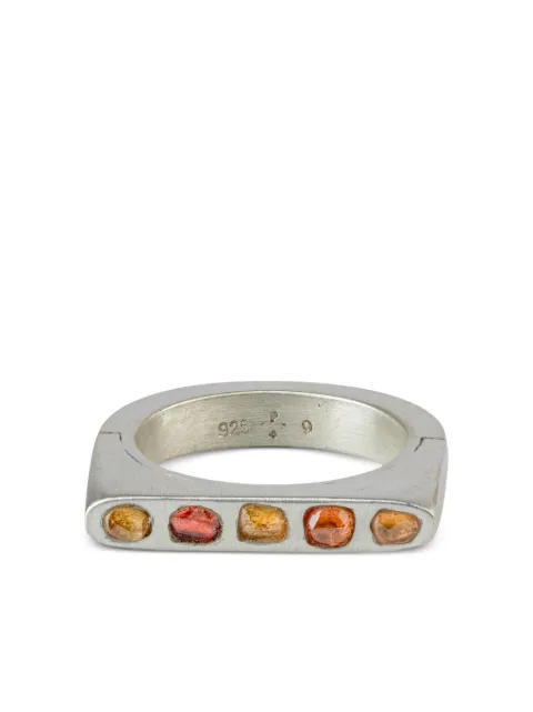 Parts of Four Sistema sapphire ring Silver 110111MAOSAF
