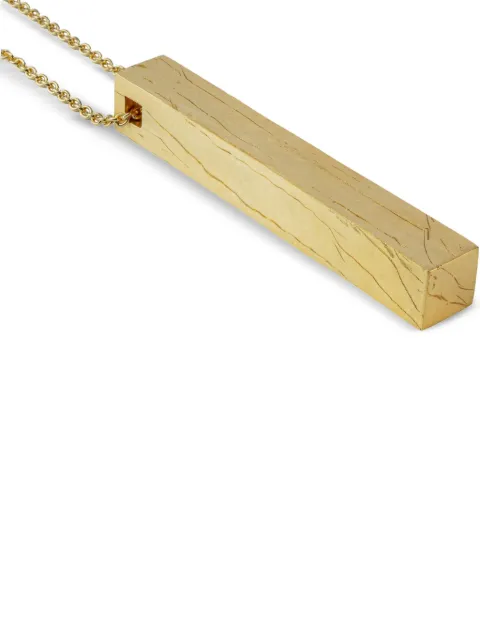 Parts of Four Cuboid necklace Gold 2041AG