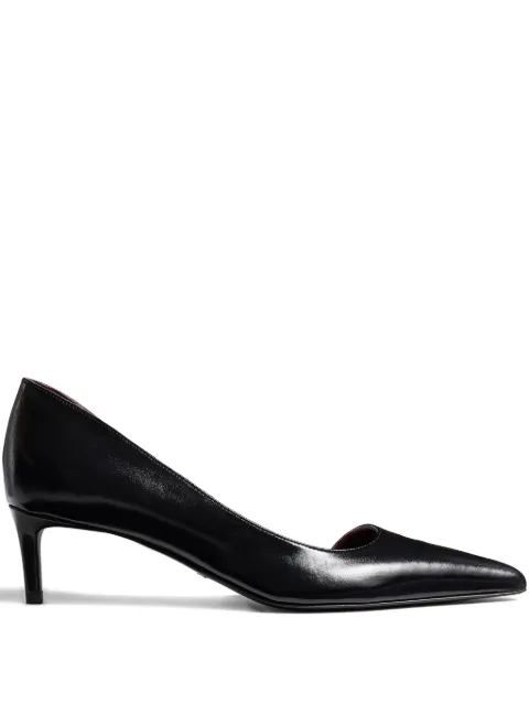 KHAITE 45mm Jett D'Orsay heeled pumps Black F2041943200