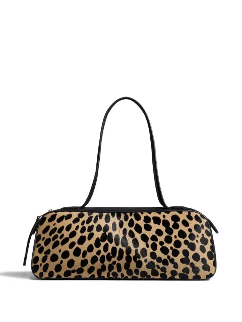 KHAITE Simona animal-print zip shoulder bag Brown H2040979836